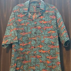 Retro Hawaiian Button Up